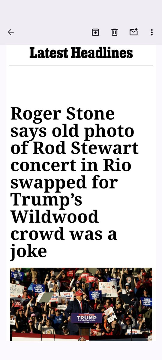 #JustAnnounced. Dear America this was a joke< signed Roger Stone. 🙄🙄. #WildwoodRally