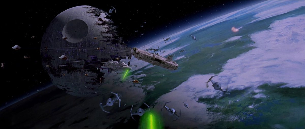 TheCinesthetic's tweet photo. Star Wars: Return of the Jedi (1983) dir. Richard Marquand https://t.co/xjS0FHlIqw