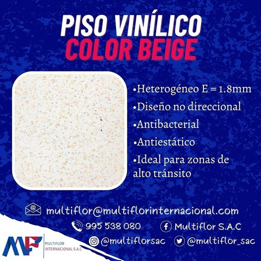 multiflor_sac's tweet photo. 𝗣𝗜𝗦𝗢 𝗩𝗜𝗡𝗜́𝗟𝗜𝗖𝗢 𝗖𝗢𝗟𝗢𝗥 𝗕𝗘𝗜𝗚𝗘 𝗘𝗡 𝗦𝗧𝗢𝗖𝗞

Si estás buscando un piso para hospitales 🏥 y colegios 🏫 tenemos la opción ideal para ti 💪

✅Garantía de 10 años, antibacterial y antiestático

📞Si tienes consultas, con gusto responderemos al 995 538 080🫡😃 https://t.co/a19I6IAUoy