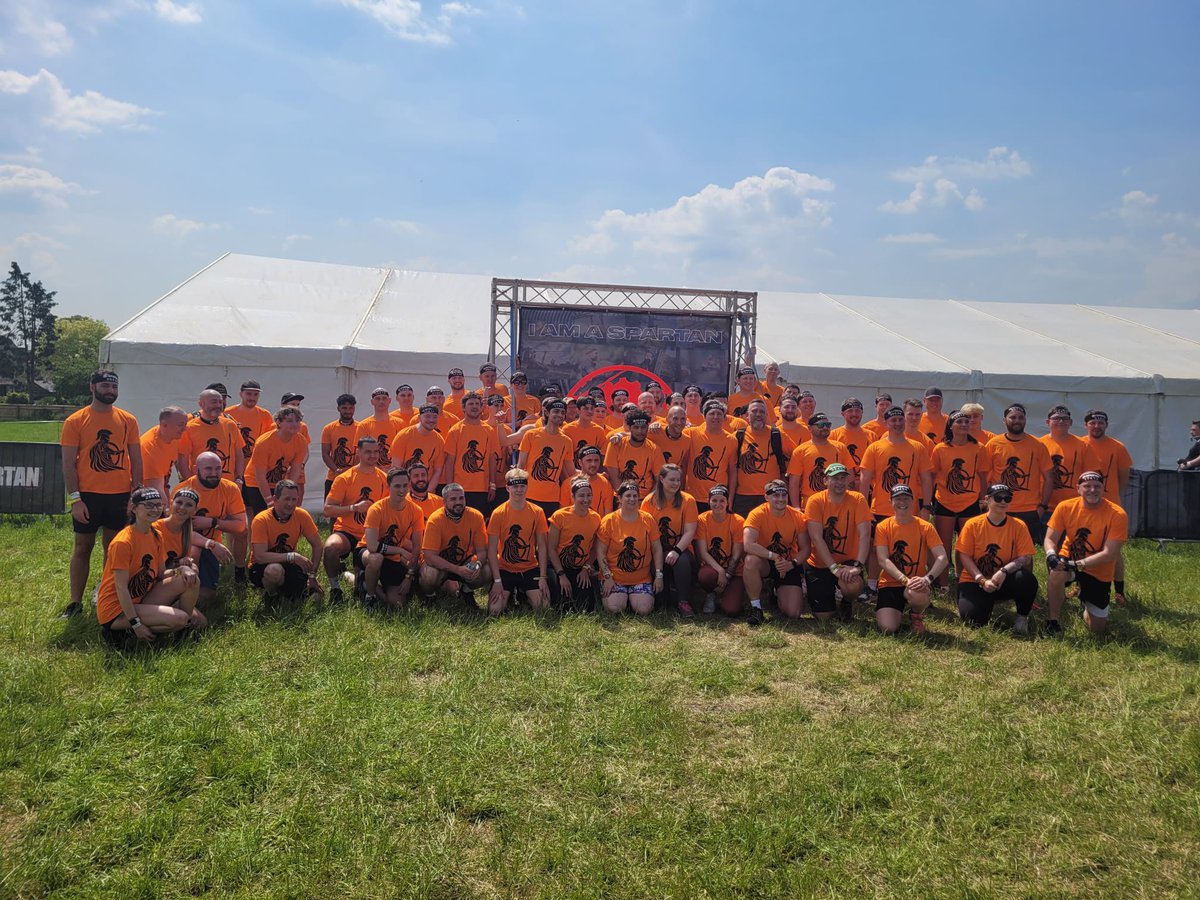 Utilize_PLC's tweet image. Congratulations to the 100 strong #orangearmy that completed the @SpartanRace Super 10 over the weekend, fundraising for @MindCharity
#TeamUtilize had a blast tackling all 25 obstacles in the sunshine!
Please consider sponsoring our team: justgiving.com/page/utilize-p…