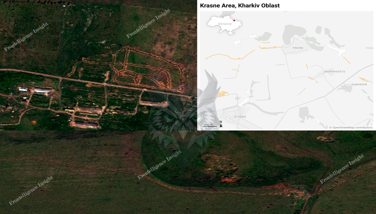 There has been a controversy surrounding the situation in the northern area of Kharkiv Oblast, invaded on May 10th. One of the primary points of contention has been the alleged absence of fortifications. But is it so? 🧵Thread: Before proceeding, please like and share