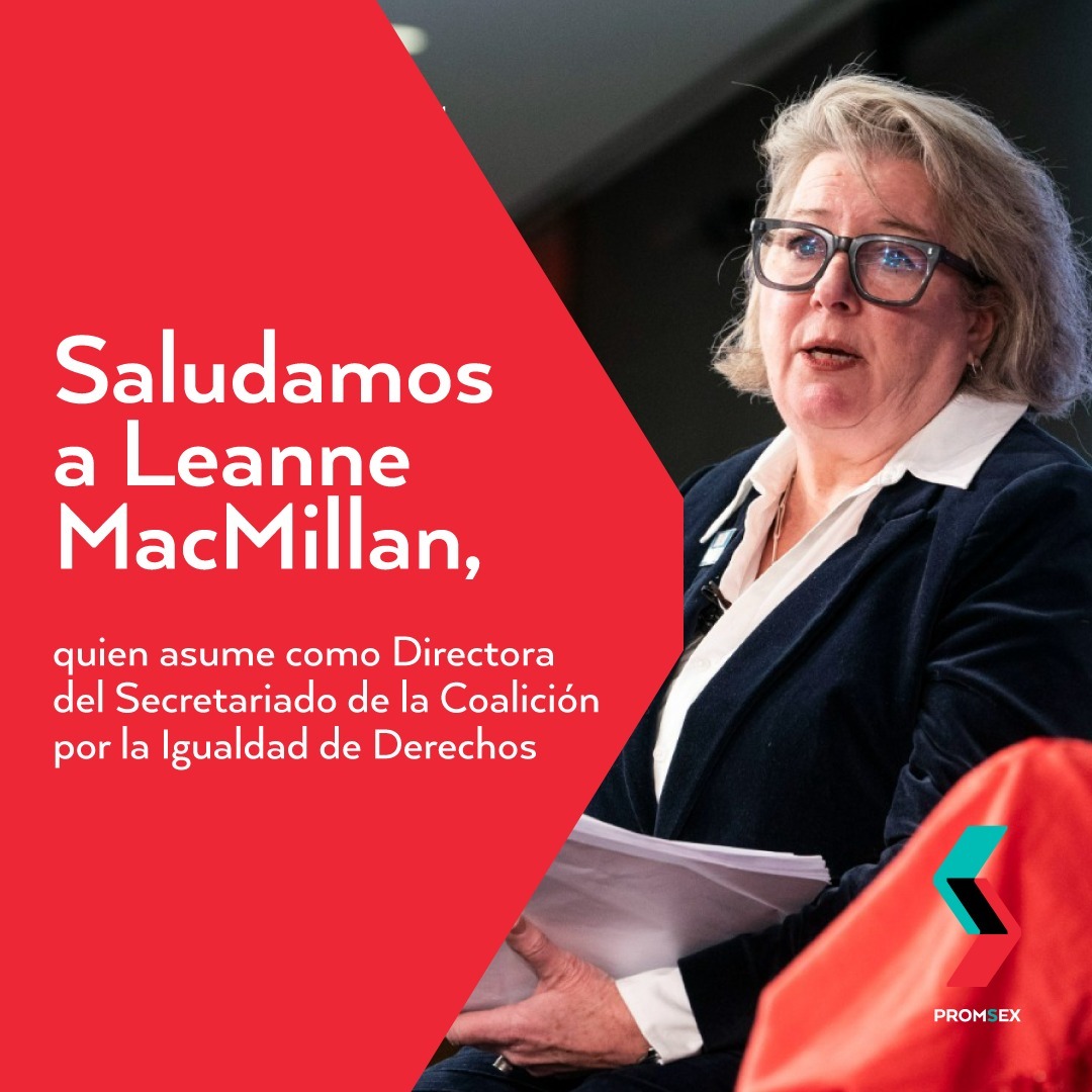 #ElPrejuicioMata 🏳️🌈🏳️⚧️ (@promsex) on Twitter photo 💪 Desde Promsex, saludamos a Leanne MacMillan, quien asume hoy como Directora del Secretariado de la Coalición por la Igualdad de Derechos (<a href="/EqualRightsC/">Equal Rights Coalition</a>). Deseamos que bajo su liderazgo, se fortalezca el trabajo en la protección de los derechos de las personas LGBTI. 🏳️🌈🏳️⚧️ 💪 Desde Promsex, saludamos a Leanne MacMillan, quien asume hoy como Directora del Secretariado de la Coalición por la Igualdad de Derechos (<a href="/EqualRightsC/">Equal Rights Coalition</a>). Deseamos que bajo su liderazgo, se fortalezca el trabajo en la protección de los derechos de las personas LGBTI. 🏳️🌈🏳️⚧️