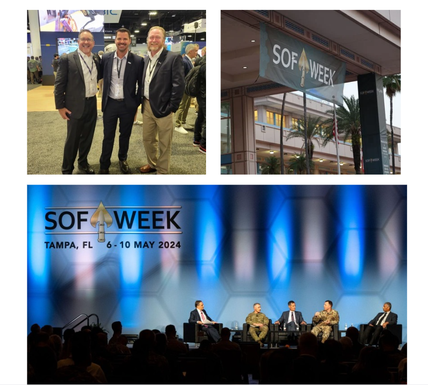 Our team recently participated in #SOFweek, an annual event for the U.S. Special Operations Command (@USSOCOM) community.

It was an invaluable opportunity for us to engage, learn, and forge crucial connections. 🤝🌎✈️

#sof #service #thinkmission #ussocom #specialops #federalit