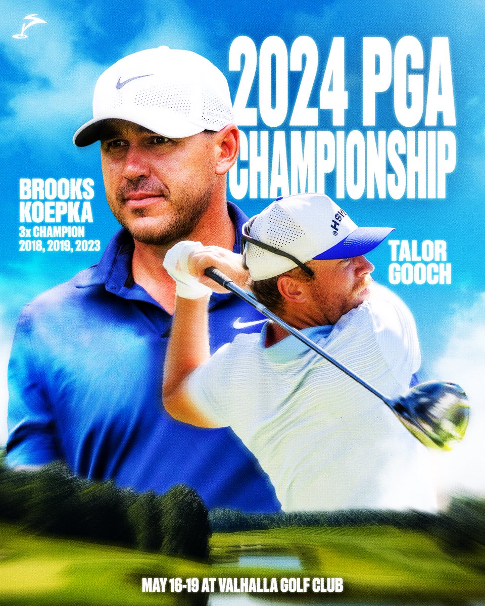 Let’s go Boys! Reply with a 💥 if you’re cheering for Brooks and Talor this week at Valhalla #PGAChampionship