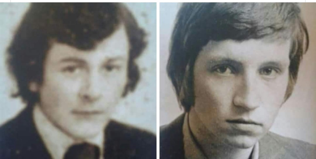 We remember 2 volunteers from Tyrone, who were killed on active service. This day 13th May 1974. Eugene Martin & Sean Mckearney RIP brave sons of Ireland GBNF 🇮🇪🏴