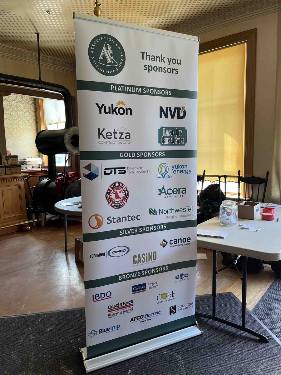 Thank you to the Association of Yukon Communities and City of Dawson, Yukon for a great conference bringing together the voices and priorities of Yukon communities. #casinocares We were happy to participate and connect!