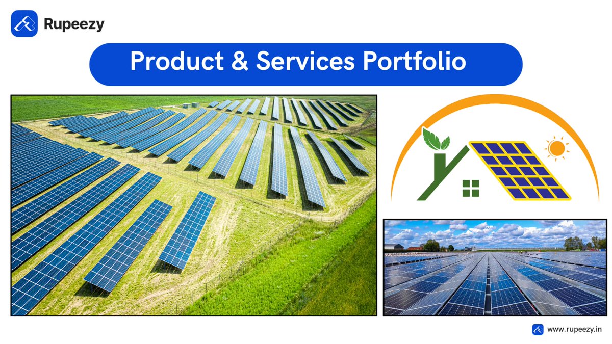 👉Waaree renewables technologies ltd

⭐Solar PV Modules

⭐Inverters

⭐Solar EPC (Engineering, Procurement, and Construction)