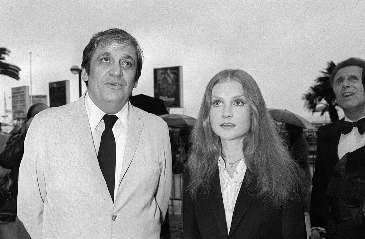 Maurice Pialat et Isabelle Huppert, pour la présentation de Loulou, Cannes, 1980. 📷: Ralph Gatti.