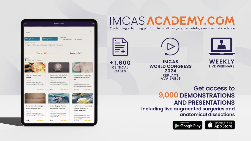 Discover IMCAS Academy, the go-to reference for plastic surgery information! Access a library with lectures + videos from past IMCAS Congresses, weekly live webinars, and a physician forum to discuss cases & complications. Sign-up for free now 👉 imcas.com/en/academy/home