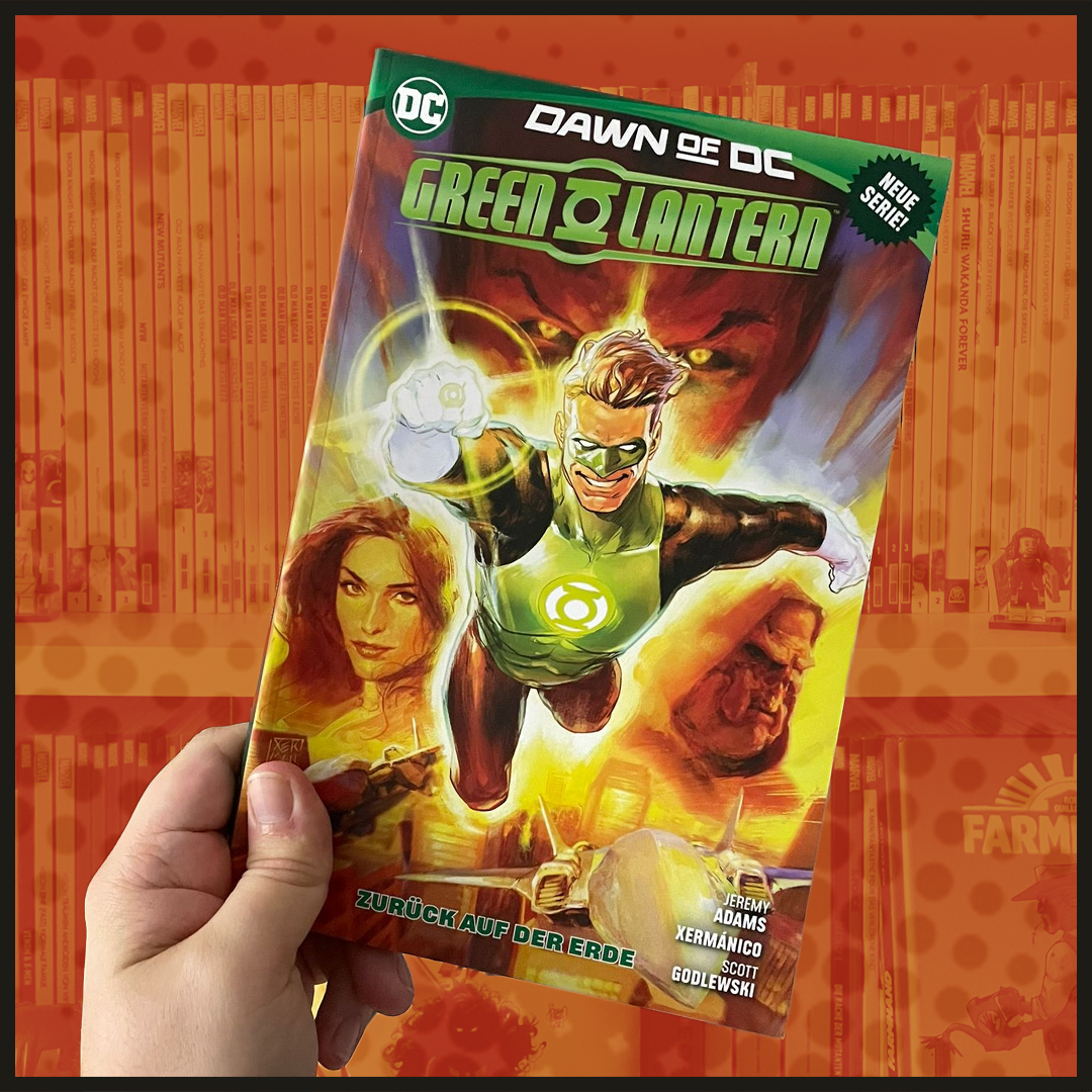 Paperback_Cast's tweet image. Green Lantern ist zurück und hat sich direkt in unser Spotlight katapultiert @paninicomicsde
"Wie er den Ring erschaffen hat, ist Comicquatsch. Aber es ist in dem Moment egal, weil er es glaubhaft rüberbringt und einfach lebt. Er ist Hal Jordan, er ist die Green Lantern gewesen."