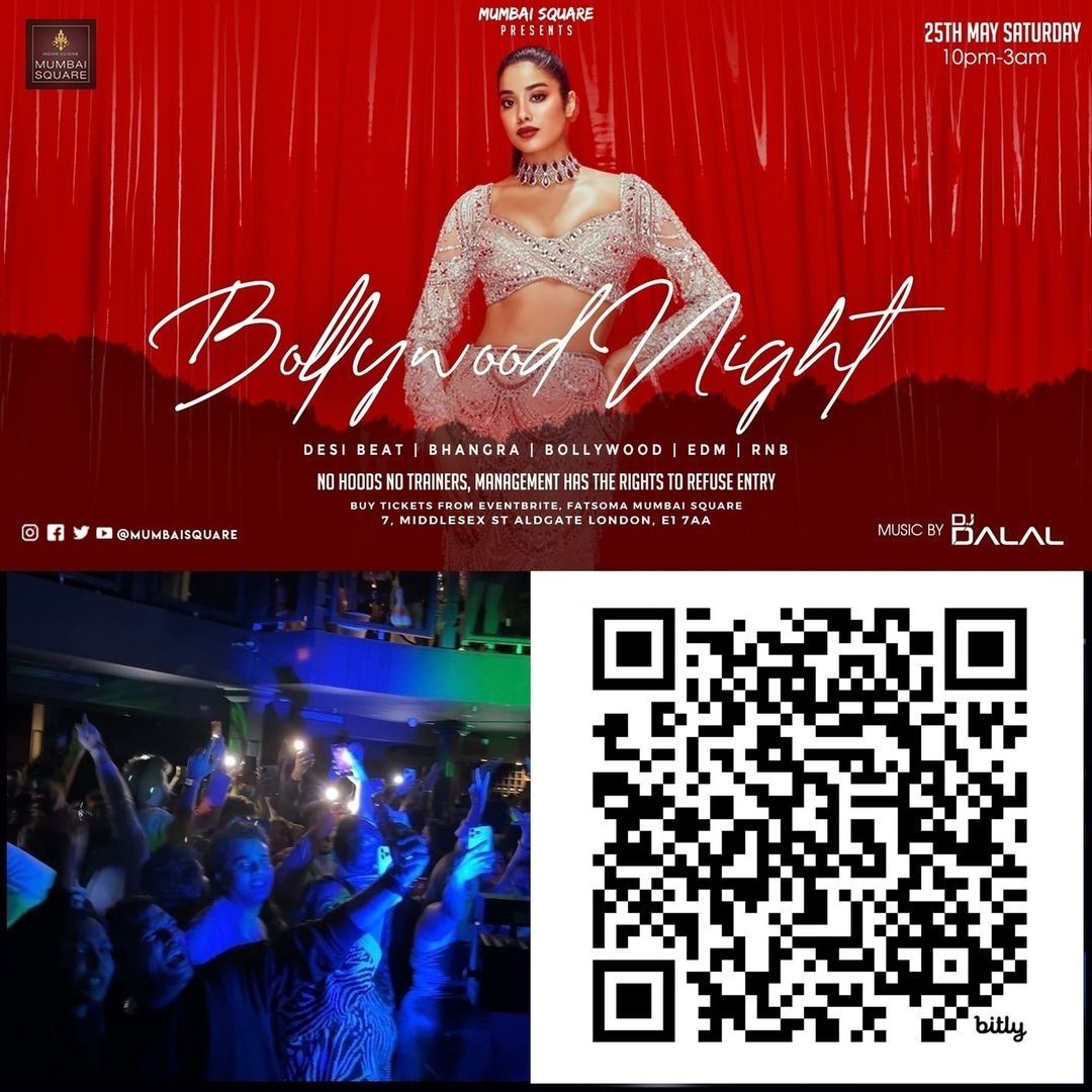 Hey guys let’s grab the tickets of Bollywood Night Party night @mumbaisquare ASAP on buff.ly/3xTWQr4 #london
