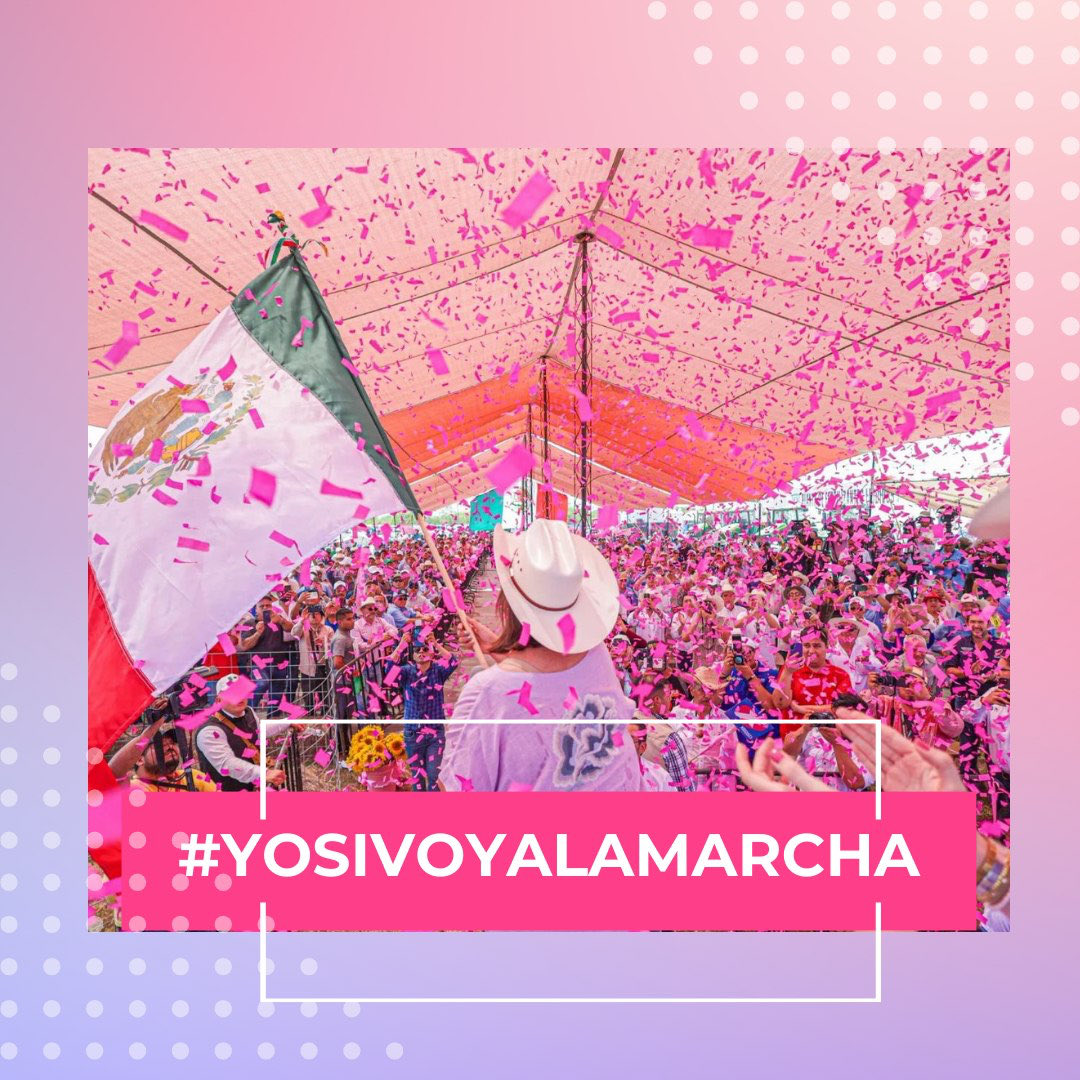📣 ¡Convocando a la ciudadanía comprometida! 🌟🙌🏽 Únete a la marcha el 19 de mayo. #YoSiVoyALaMarcha #XochitlMarchaConmigo #NoNosDetendrán #MareaRosaMayo19 #DefendamosLaRepública #SeguimosEnMarcha