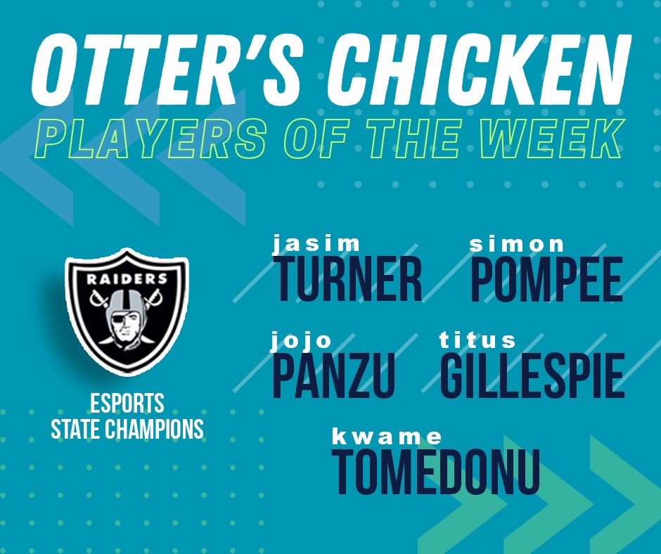 Check out our newest West Cobb #PlayersofTheWeek! Enjoy your FREE meal at Otter's! 🐔