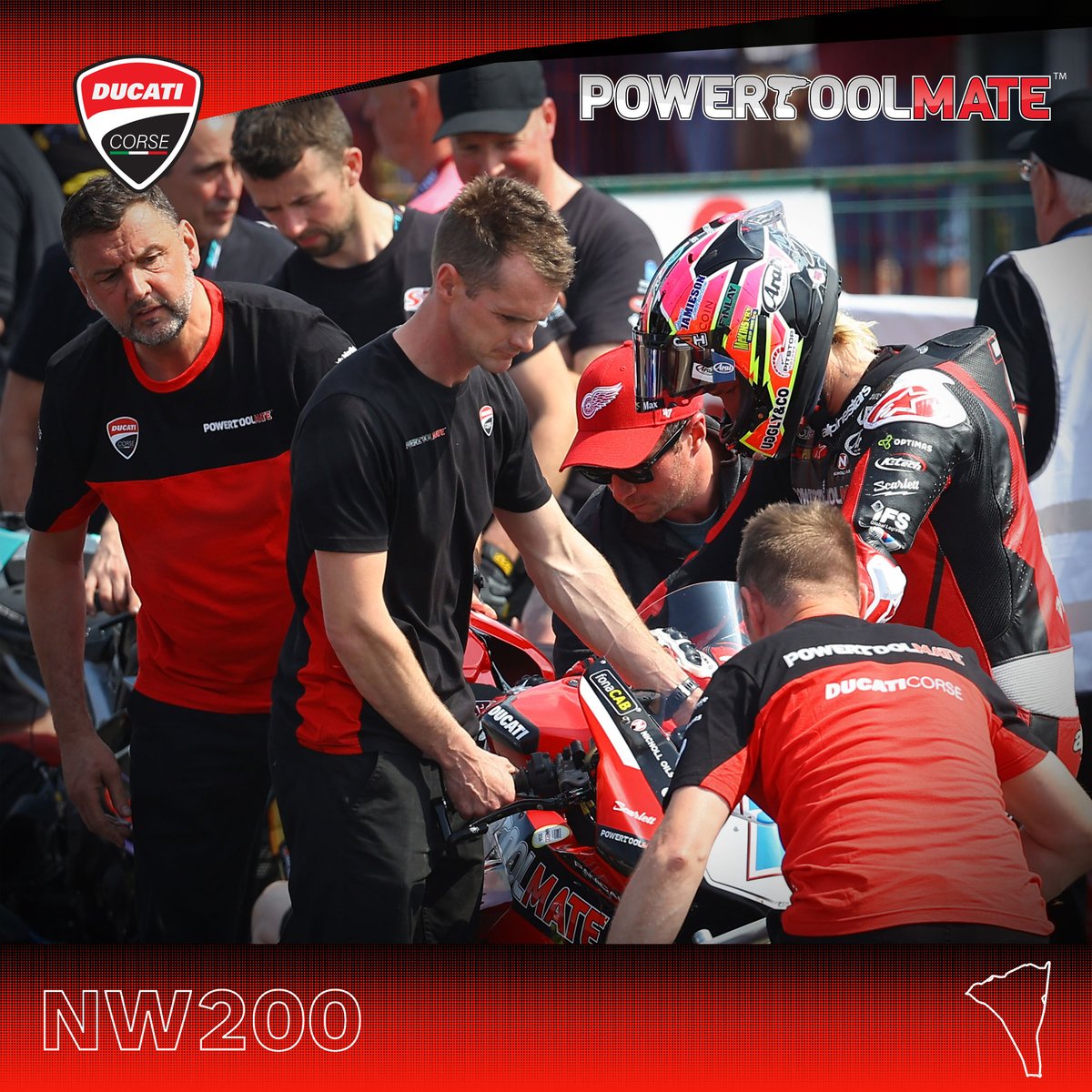 POWERTOOLMATE DUCATI ON TOP STEP AT NORTH WEST 200
Davey Todd added an International North West 200 Supersport top step to Ducati’s growing list of successes for their V2 machine . . .

Read more online:  shorturl.at/jnN02

#Powertoolmate