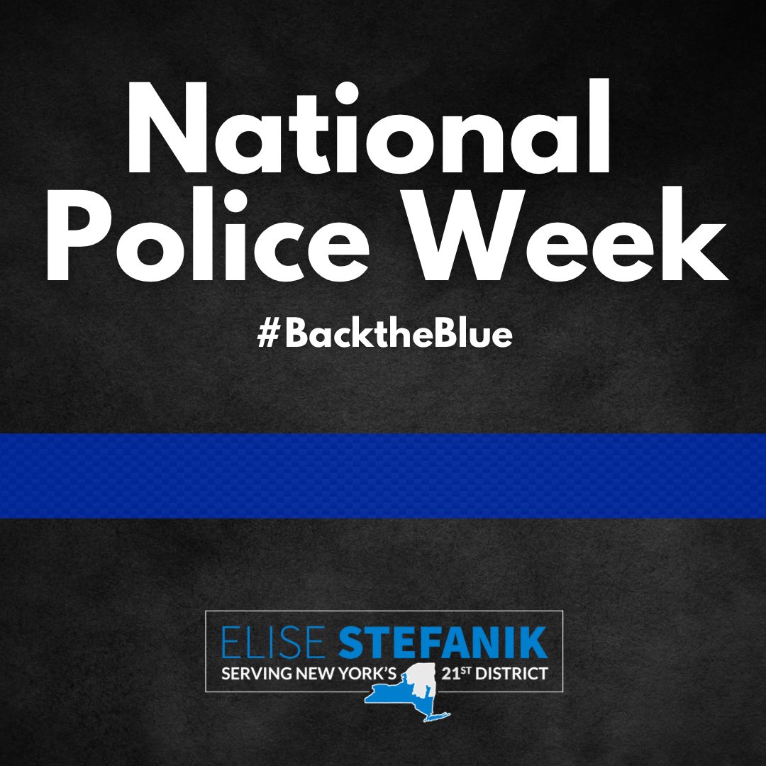 This #NationalPoliceWeek, let us pay tribute to the brave men and women who keep us safe and commit to honoring the memory of those who made the ultimate sacrifice. #NY21 is grateful for our law enforcement who serve our communities each and every day. #BacktheBlue