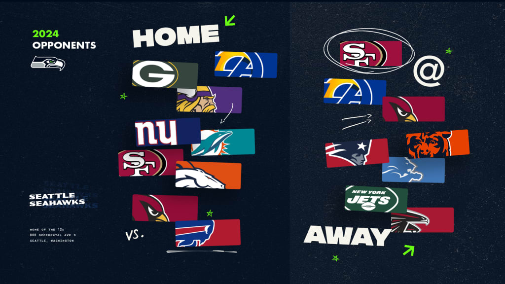 Seahawks schedule is out on Wednesday! If you were to pick ONE home again and ONE away game to go to this year, what would they be? For me, HOME v. 49ers... AWAY @ Bears
