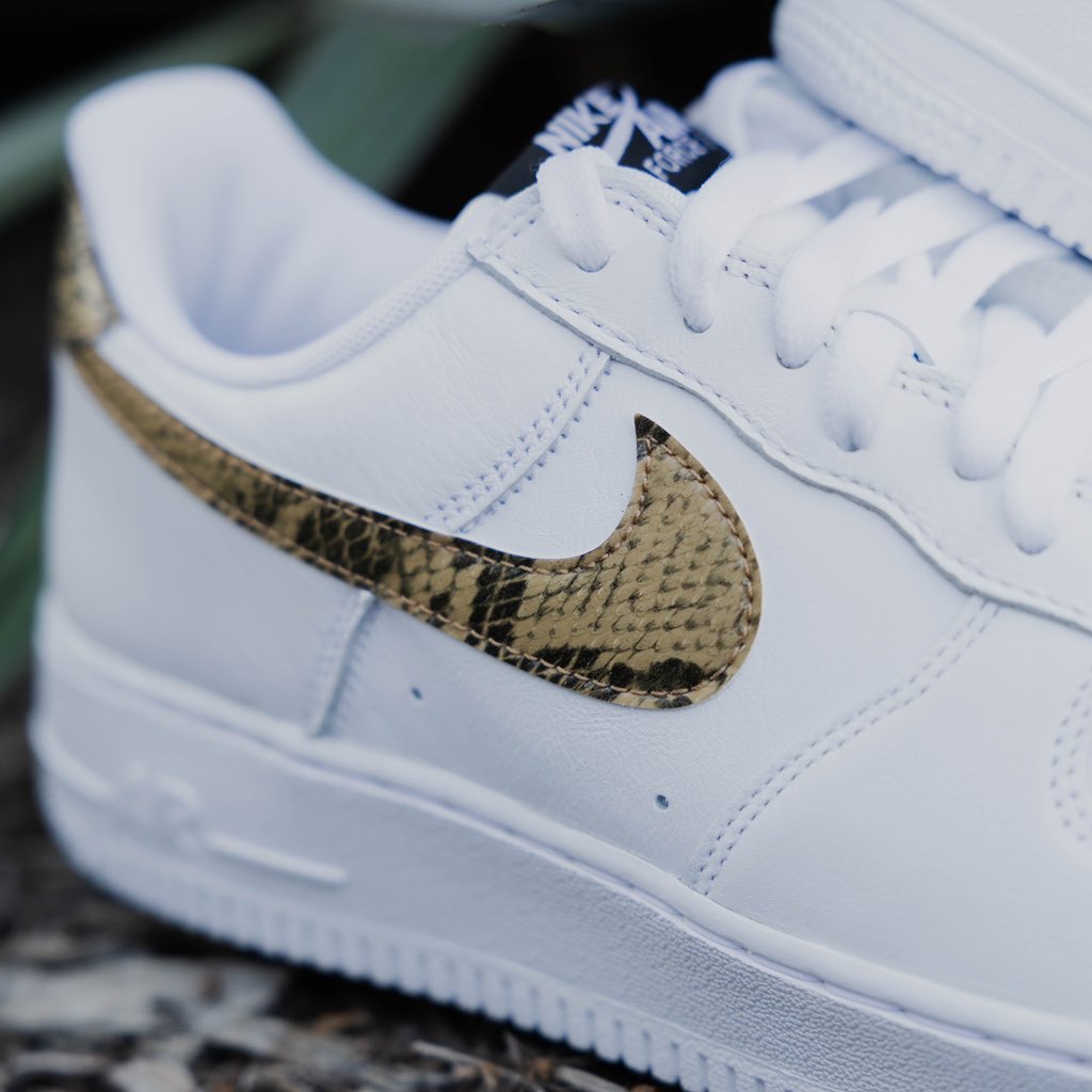 Nike Air Force 1 ‘Ivory Snake’ Men’s Sizes 6-14 ($150) EQL launch is open now Closes 5/15 at 12PM CST Remaining pairs available 5/16 at 9 AM CST First Come, First Serve Online TheBetterGeneration.com & TBG App