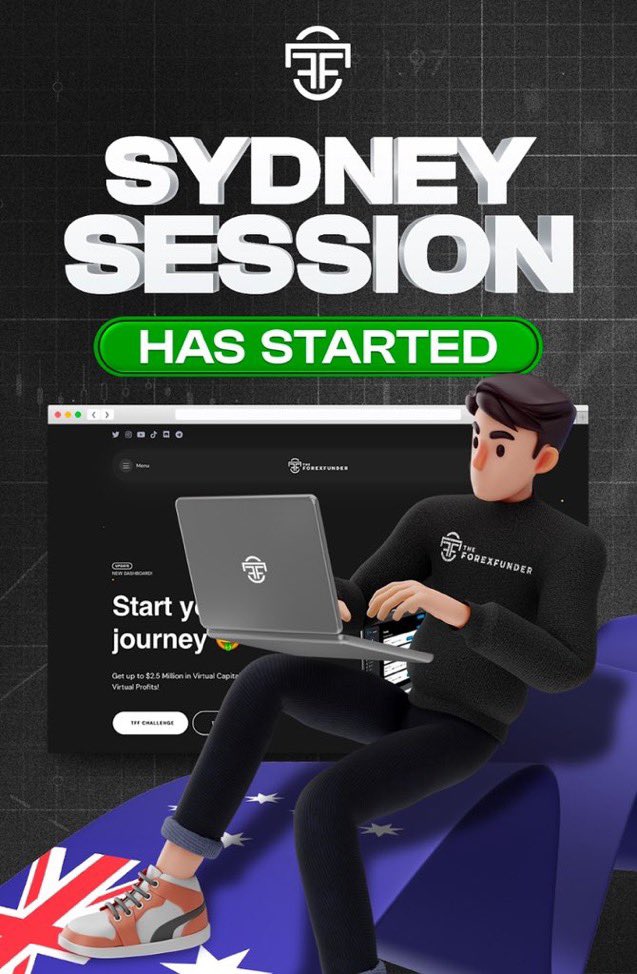 THE SYDNEY SESSION IS OPEN!✅ USE THE MAY PROMOS AND GET FUNDED UPTO $2.5M. CHECK THE PINNED POST FOR MORE. GET FUNDED NOW! theforexfunder.com 🎯
