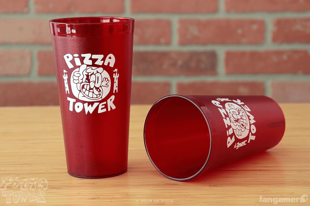 Pizza Tower Peppino's Pizza Cup $9 via Fangamer. Buy 4, Save $4. ow.ly/Oy3f50REJ7C