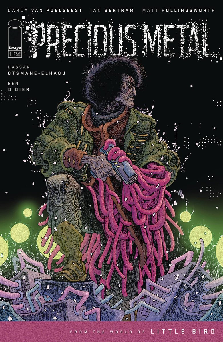 I had a chance to read PRECIOUS METAL #1 from Darcy Van Poelgeest and Ian Bertram and it's honestly one of the best things I've read in a long, long, long time. Just incredible work all around. The FOC for it is today, tell your comic shop you need this book.