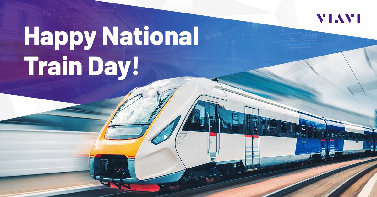 🚄 Happy National Train Day from VIAVI! 🚄 Today, we celebrate our transformative impact on global rail. VIAVI offers telecom (#GSMR #FRMCS) and signaling (#ETCS) solutions that maintain the safety and efficiency of railway networks. Learn more: ow.ly/cGNL50RAEYB