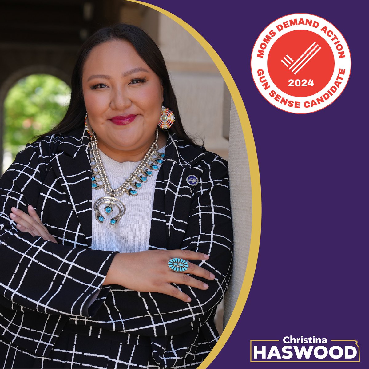 I am proud to be named a Moms Demand Action Gun Sense Candidate. When I was 21, my university experienced a shooting threat. I saw panic race through my peers. I've always been an advocate of common sense gun policy and I will continue to do so in the state senate.
