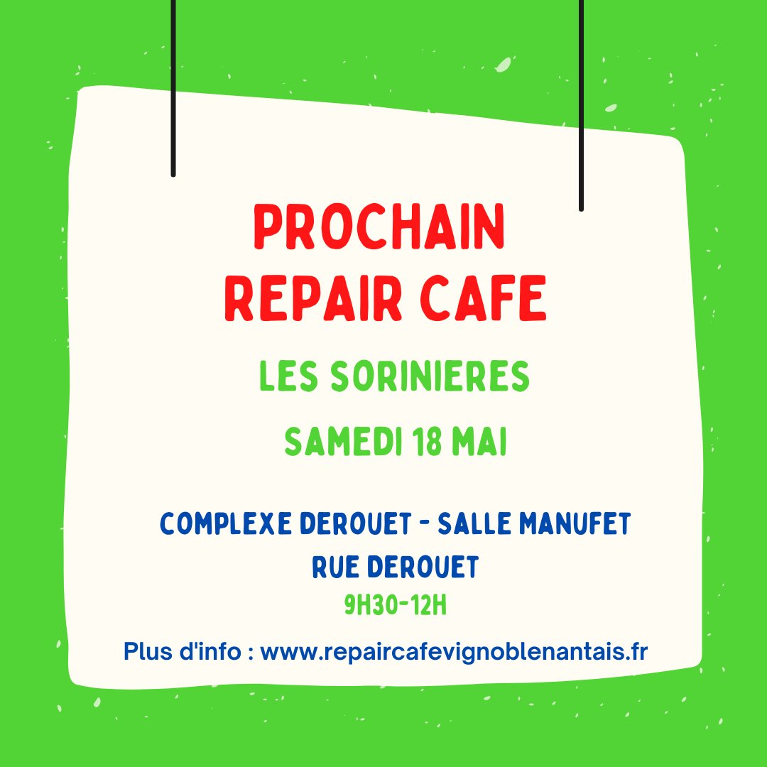 Repair Café du Vignoble nantais tweet media