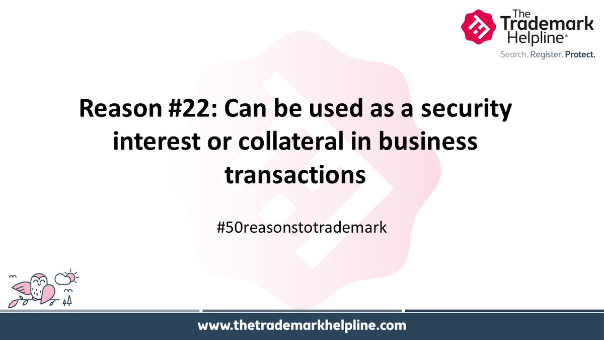 Unlock Financial Security in Your Business Deals 🔒

Did you know your trademark can do more than just protect your assets? It can also serve as a security interest or collateral in business transactions.

#Trademark #BrandProtection