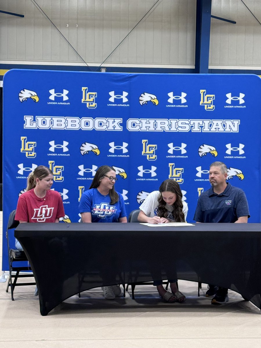 💙💛➡️💙❤️ Congratulations to Addyson Rogers for signing to be a cheerleader with <a href="/CheerLcu/">LCU CHEER</a> ! 📣👏👏 
<a href="/LCUCHAPS/">LCU Chaparrals</a> 

#lchseagles🦅 #collegesigningday2024