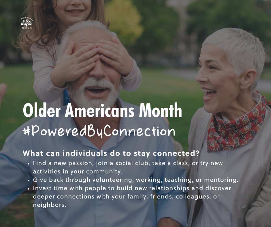Social isolation poses serious health risks to millions of older adults — it has been linked to higher blood pressure and increased risk of stroke, among other things.

This #OlderAmericansMonth, connect for better health.

acl.gov/oam/2024/older…