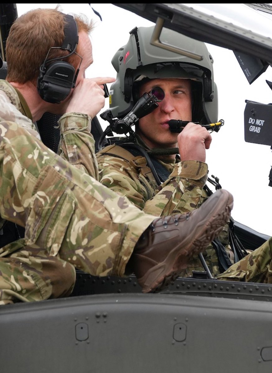 The Colonel-in-Chief of the @ArmyAirCorps 🚁 #KingCharleslll #PrinceWilliam