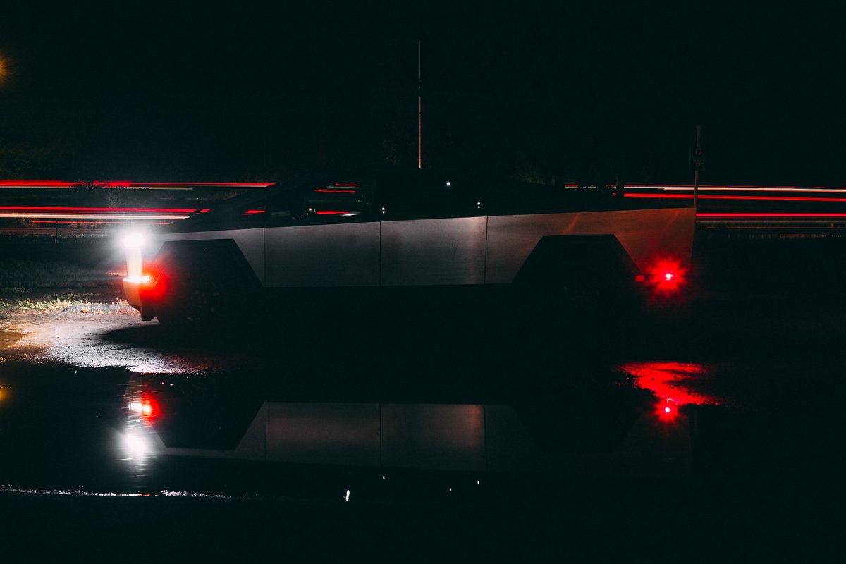 Arash (@minimalduck) on Twitter photo We went searching for the Aurora last night but found our self reflecting instead. <a href="/Tesla/">Tesla</a> <a href="/cybertruck/">Cybertruck</a> <a href="/elonmusk/">Elon Musk</a>
📐 <a href="/klwtts/">The Kilowatts 🚗⚡️</a> We went searching for the Aurora last night but found our self reflecting instead. <a href="/Tesla/">Tesla</a> <a href="/cybertruck/">Cybertruck</a> <a href="/elonmusk/">Elon Musk</a>
📐 <a href="/klwtts/">The Kilowatts 🚗⚡️</a>