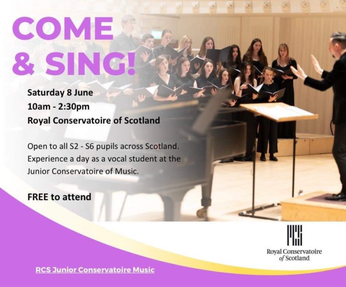 JYHSMusic's tweet photo. Fantastic opportunity for singers! Speak to your music teacher for more information. https://t.co/XKLOJyjtOE