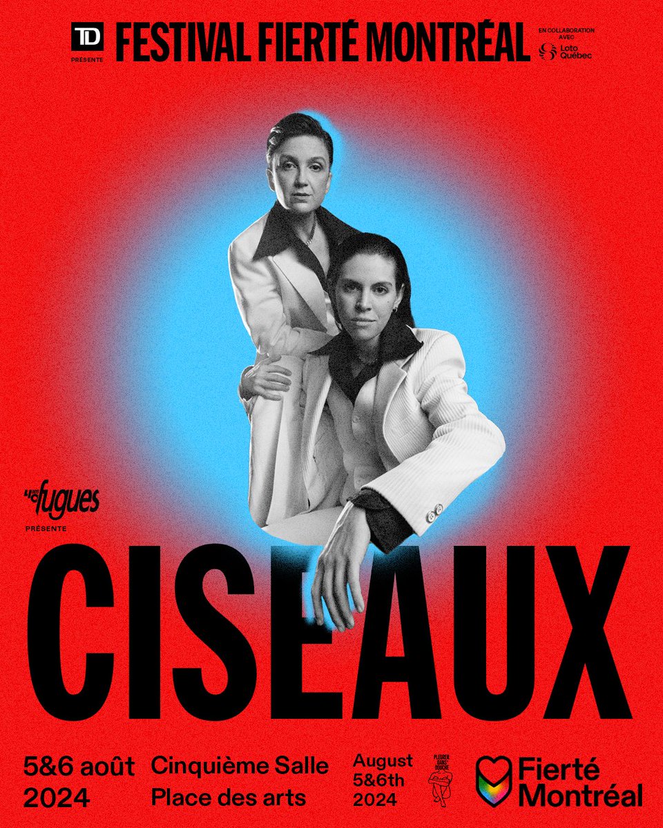 Ciseaux présenté par @Fuguesmagazine dans le cadre du Festival Fierté Montréal en co-production avec Pleurer dans' douche✨ Théâtre, poésie, humour, drag, cours d'histoire sur les communautés lesbiennes au Québec fiertemontreal.com/fr/billetterie