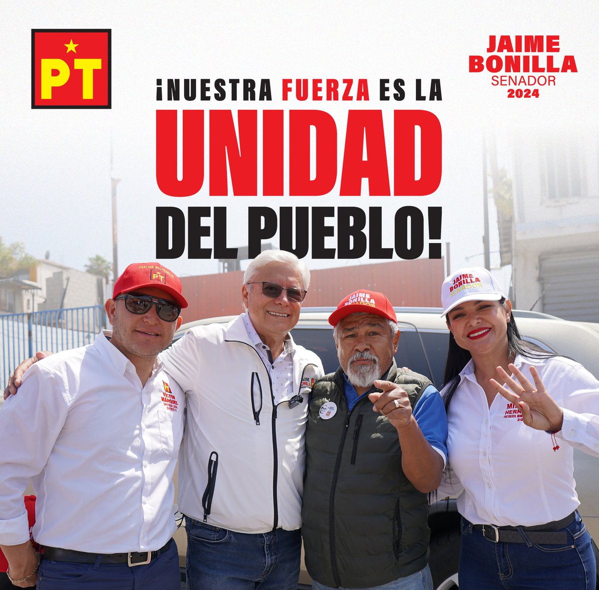 El pueblo de Baja California es el motor que nos impulsa para llegar a la meta de la justicia social y el bienestar para nuestro estado. ¡Unidos podemos más! #PTesla4T #BajaCaliforniaMereceMás #YoSoyPT