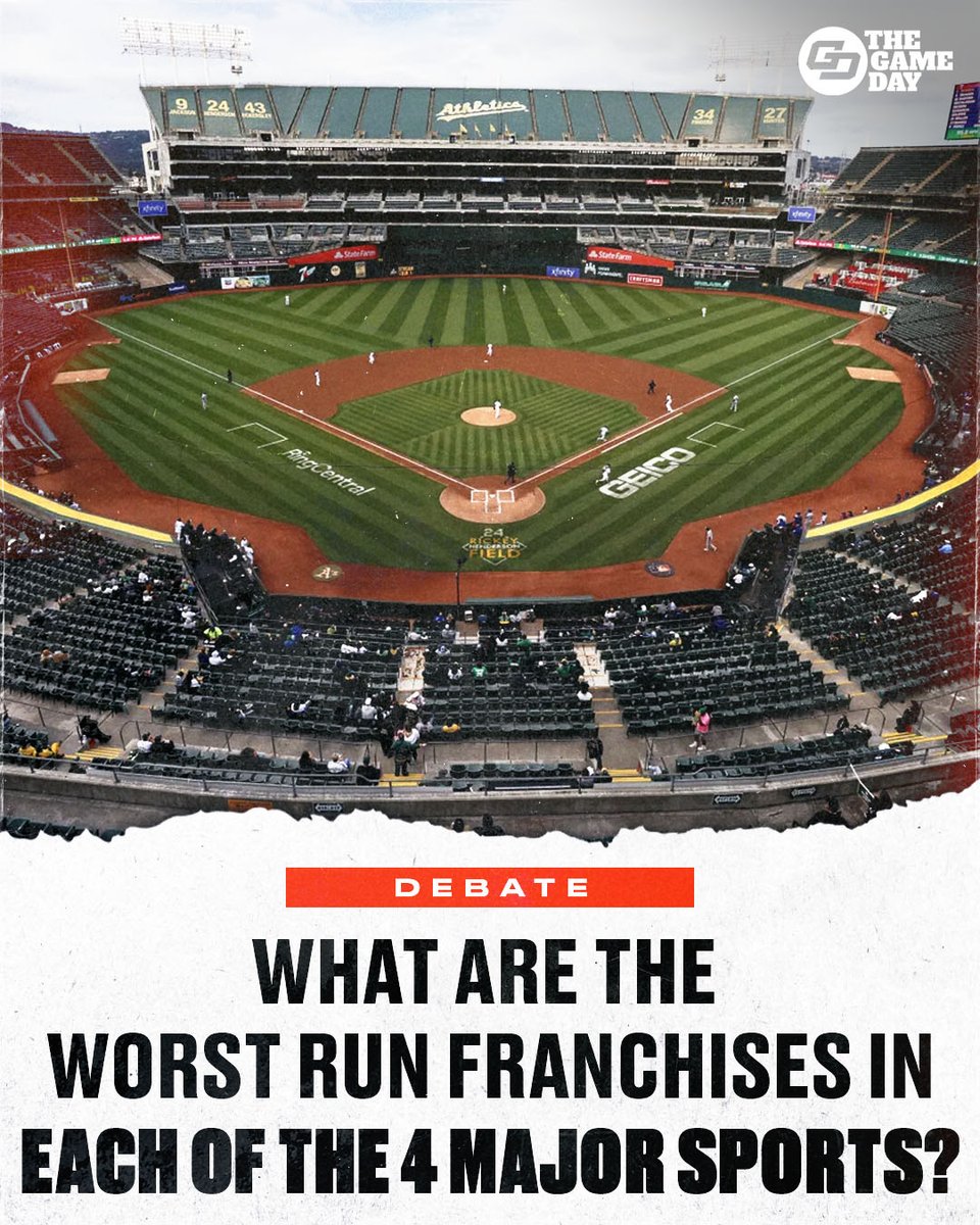From ownership to team success, development, or stadium experience, who are the four worst franchises in American professional sports?