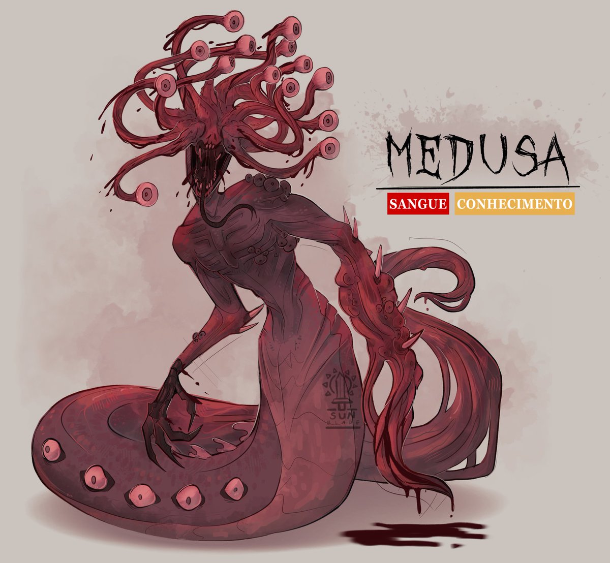 También le quise hacer diseño a la Medusinha 🤙 #ordemparanormal