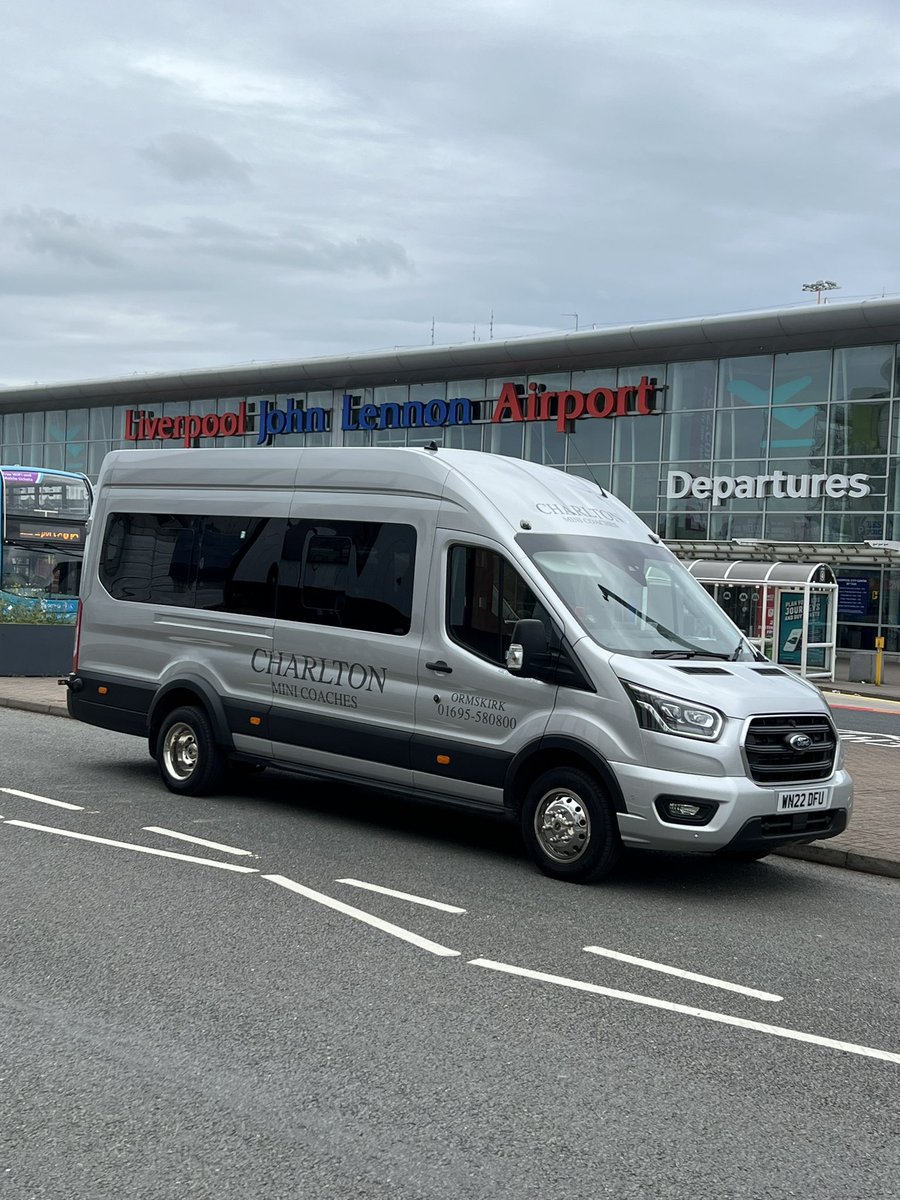 A little job to John Lennon airport ✈️ this afternoon 🚌