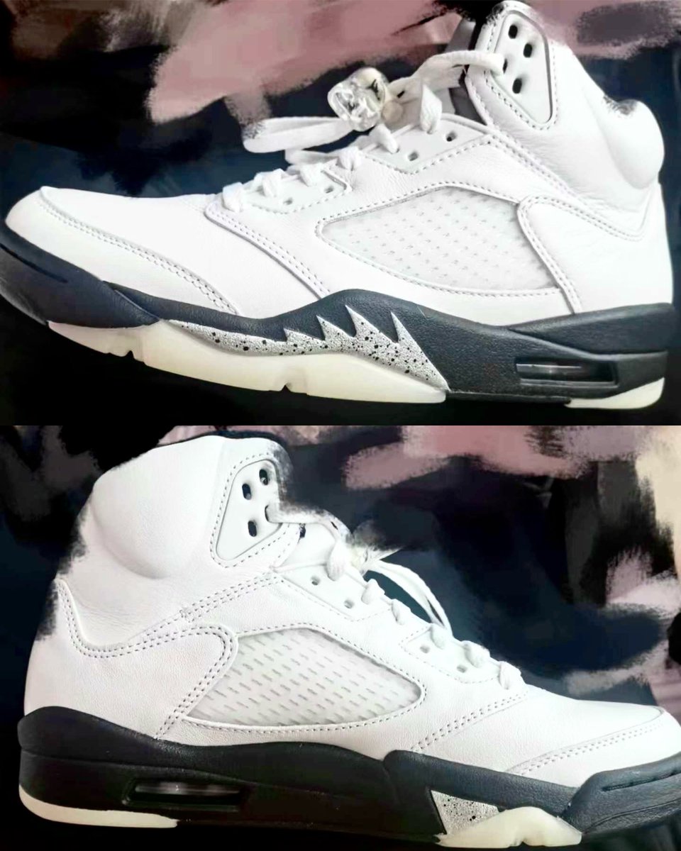 zSneakerHeadz's tweet photo. FIRST LOOK at the 2024 “Reverse Metallic” Air Jordan 5
Releasing on December 7th. ⚪️⚫️ https://t.co/vuwpV52Aqe