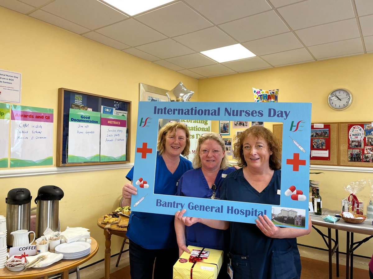 #internationalnursesday in BGH. Today we celebrated our incredible, dedicated, and expert nursing staff. Who work tirelessly to provide extraordinary care to the patients of BGH, 24 hours a day, 365 days a year. @BridAOSullivan @NMPDUCorkKerry @SineadHorgan1