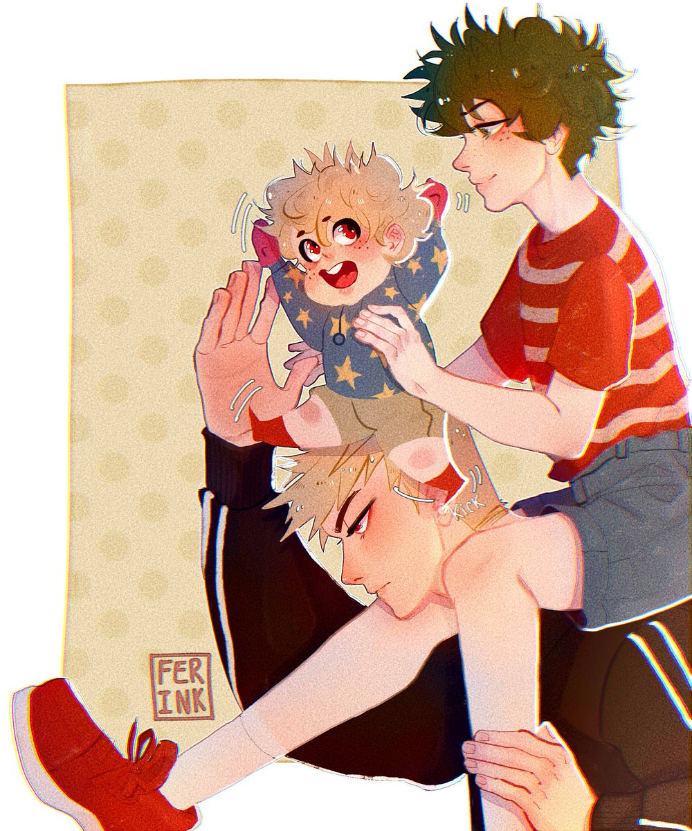fferink's tweet photo. Hi🧡💚🧡

#BKDK #ktdk #bakudeku #katsudeku #Fanarts https://t.co/3hCvLxasir