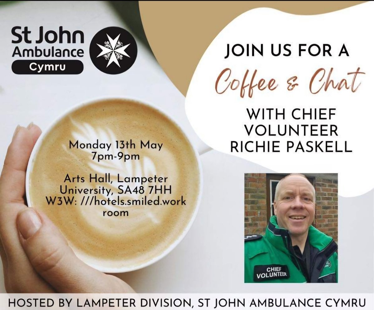Chief Commissioner - St John Ambulance Cymru tweet media