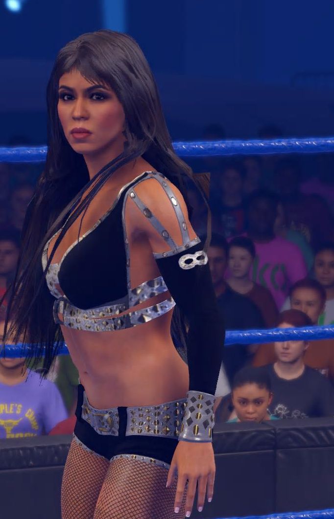 The flawless #Layla uploaded to community creations 🙂.... hope you all enjoy!!!! #WWE2K24 #PS5Share #wwegames #bjohnson
