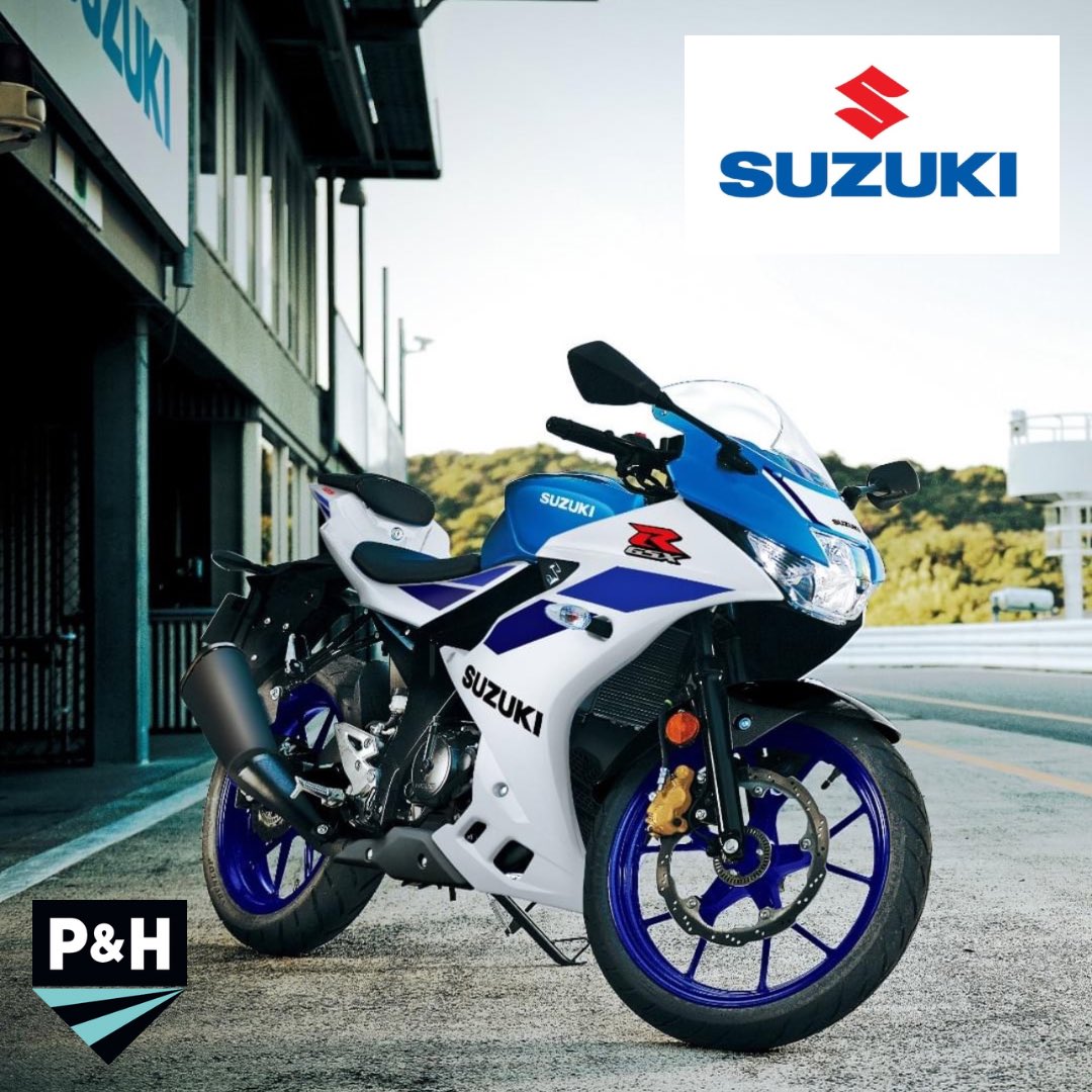 The new colours for the 2024 @SuzukiBikesUK GSXR125 😍 #2024 #gsxr125 #new #ordernow