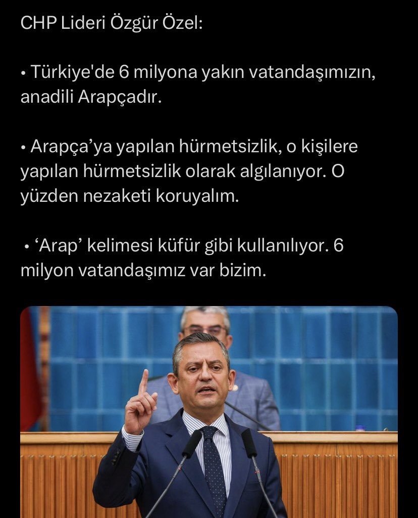 huristikbal's tweet photo. 6 Milyon kalan 80 milyona hürmetsizlik ediyor bu duruma göre. 
Azınlıkları savunanlar bulunduğu vatanı parselleyen Türk Milletini bölmeye hizmet edendir. Bu devletin de milletin de dili Türkçe'dir. https://t.co/RQt7rYBp0y