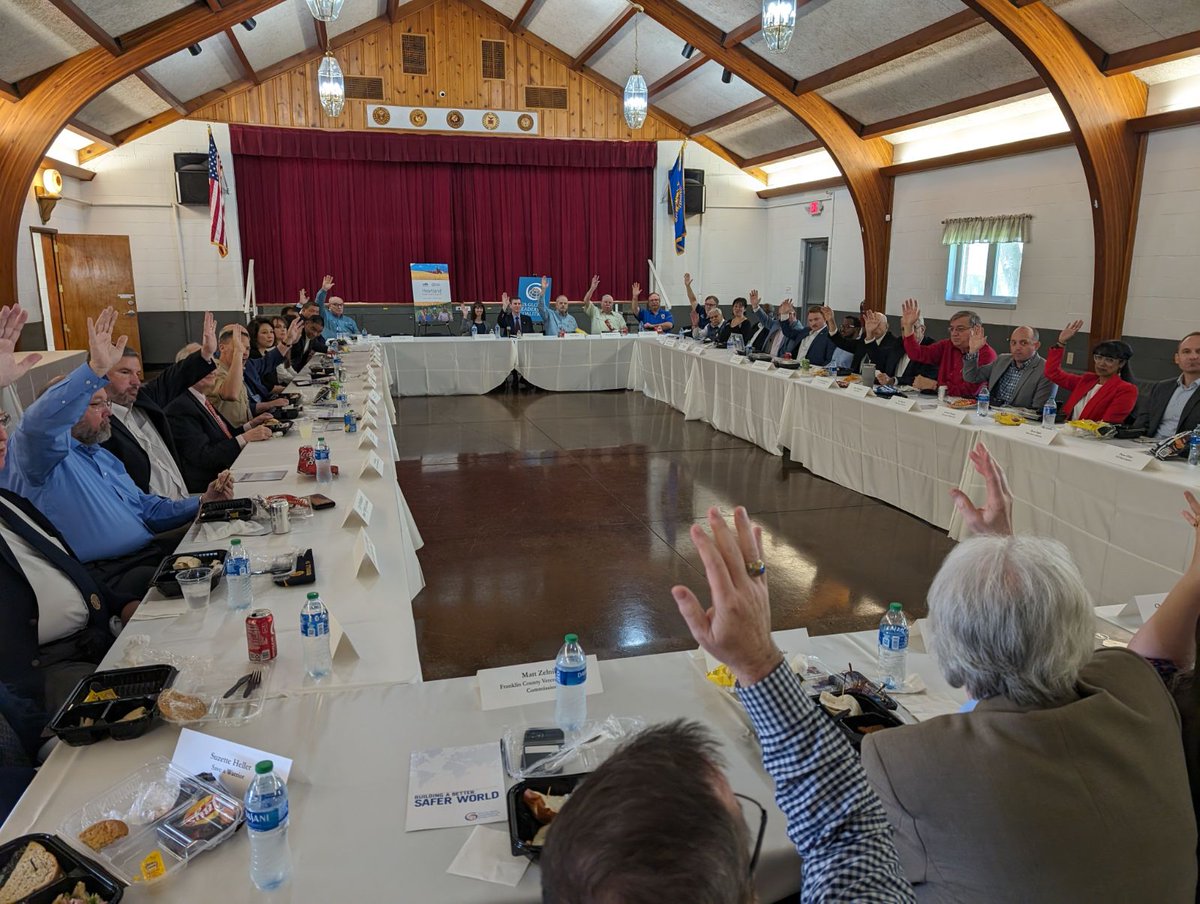 Timely discussion in Dayton, OH last week w/ USGLC’s Veterans for Smart Power feat. Lt. Gen. Christopher Burne on the importance of a whole-of-government approach prioritizing development + diplomacy alongside defense & why it’s critical to protecting our security & prosperity.