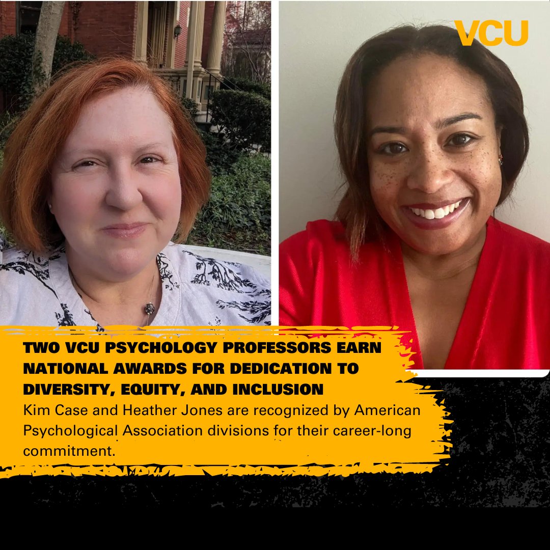 VCU (@vcu) on Twitter photo Two professors in <a href="/vcupsychology/">VCU Psychology</a> in the <a href="/vcuchs/">VCU College of Humanities and Sciences</a> have earned national recognition for their commitment to diversity.
Read more:news.vcu.edu/article/2024/0…
#VCU Two professors in <a href="/vcupsychology/">VCU Psychology</a> in the <a href="/vcuchs/">VCU College of Humanities and Sciences</a> have earned national recognition for their commitment to diversity.
Read more:news.vcu.edu/article/2024/0…
#VCU