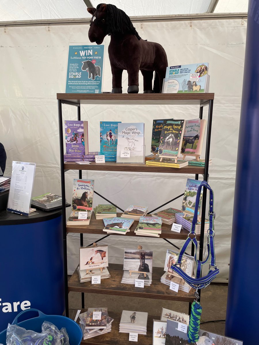 A huge congratulations to @pippafunnellPPT for her receiving a Top 10 placement in the #BadmintonHorseTrials this year 🐴 We also managed to snap a shot of the wonderful #PippasPonyTales book series at the @HorseCharity stand! Check them out here 👉 amzn.to/3Uw6sjC