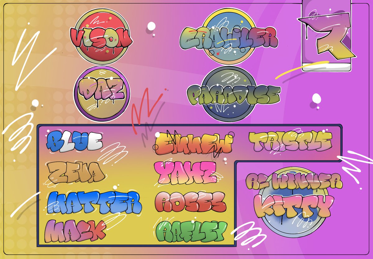 Announcing our updated roster... including the #RuseCYP WINNER!

👩‍🎨 <a href="/MsOniKitty/">Kitty 7k (Comm open)</a>