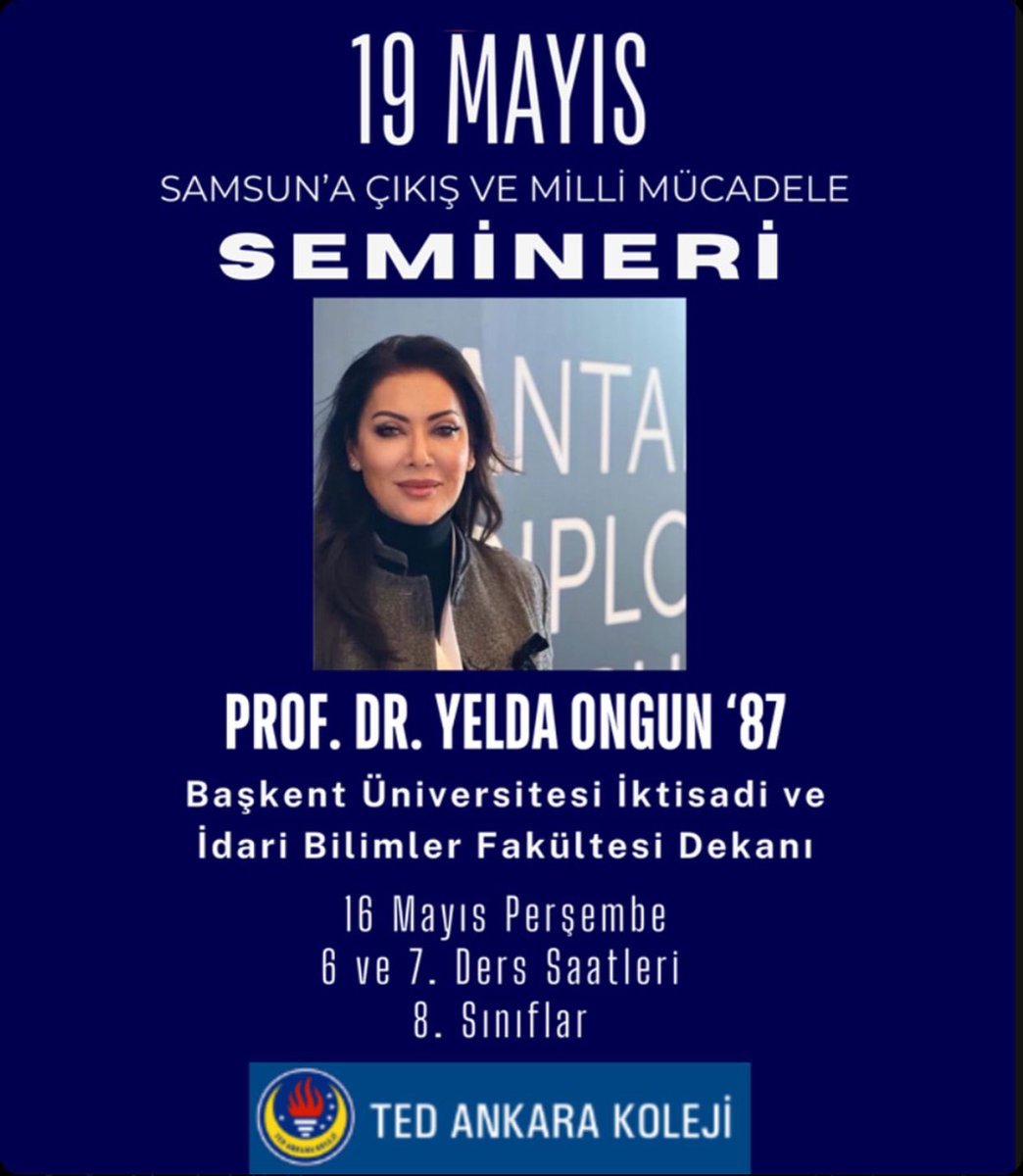 Mezun olduğum Ankara Koleji’nde seminer vermek, öğrencilerle buluşmak ne büyük sevinç @TEDAnkara @TEDAnkaraMD